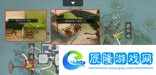 天涯明月刀手游海河洲家具圖紙位置