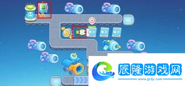 保衛蘿卜4太空穿越第44關攻略