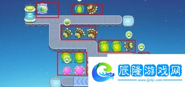 保衛蘿卜4太空穿越第44關攻略