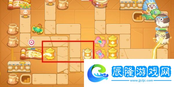 保衛(wèi)蘿卜4法老歸來第108關(guān)怎么過