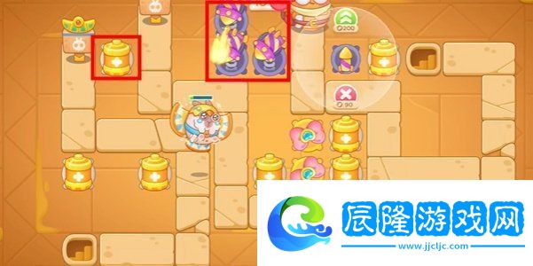 保衛(wèi)蘿卜4法老歸來第108關(guān)怎么過